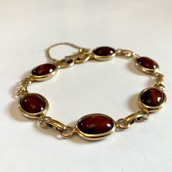 Vintage Sarah Coventry 1970’s Wood Nymph Bracelet - Picture 3 of 10